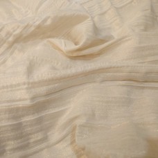 Ткань Шифон жатка (молочный)